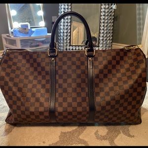 Louis Vuitton Damier Ebene Keepall Bandoulière 55